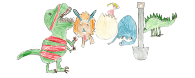 Doodle 4 Google 2018 Winner! - "Dino Doodle" by Sarah Gomez-Lane, Falls Church, VA Doodle 4 Google 2018 Winner! - "Dino Doodle" by Sarah Gomez-Lane, Falls Church, VA