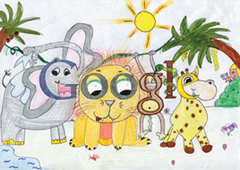 Doodle 4 Google Ireland Winner Kelly McCabe 'My Adventure in the Jungle'