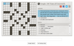 100th Anniversary of the Crossword Puzzle