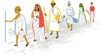 Remembering the Dandi March on India's 69th Independence Day Remembering the Dandi March on India's 69th Independence Day