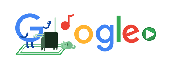 過去の人気の Google Doodle で自宅の時間も楽しもう: ロックモア（2016 年）